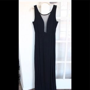 Black maxi dress